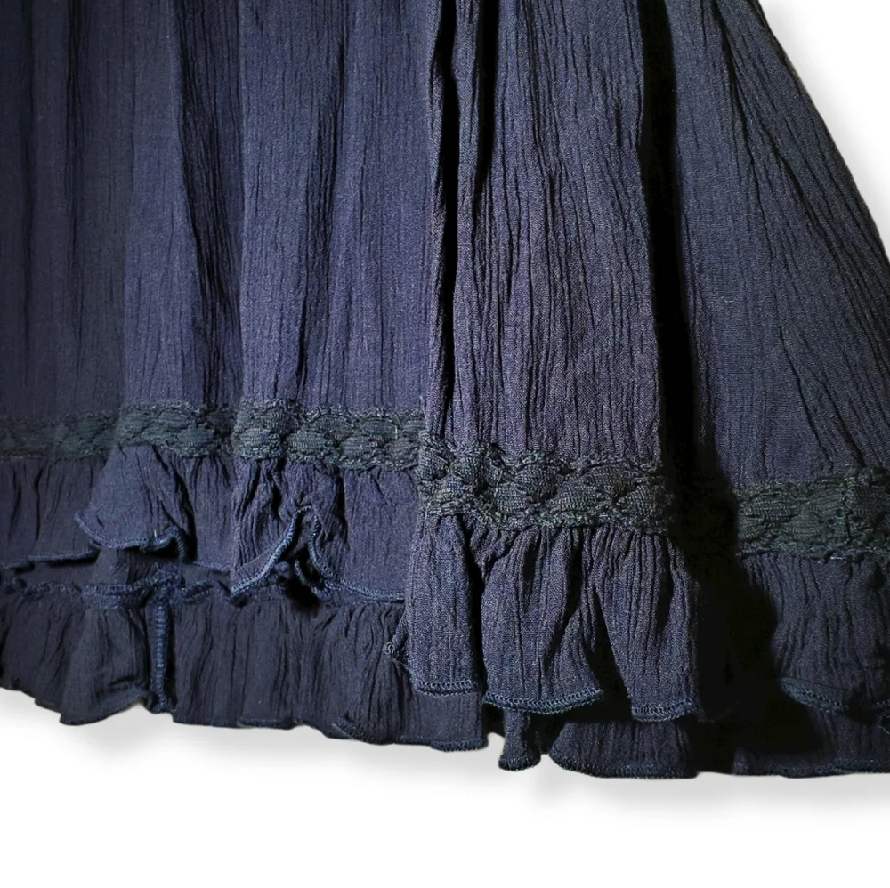 Aerie Navy Swing Tank Mini Dress Trapeze Tunic - Picture 4 of 8